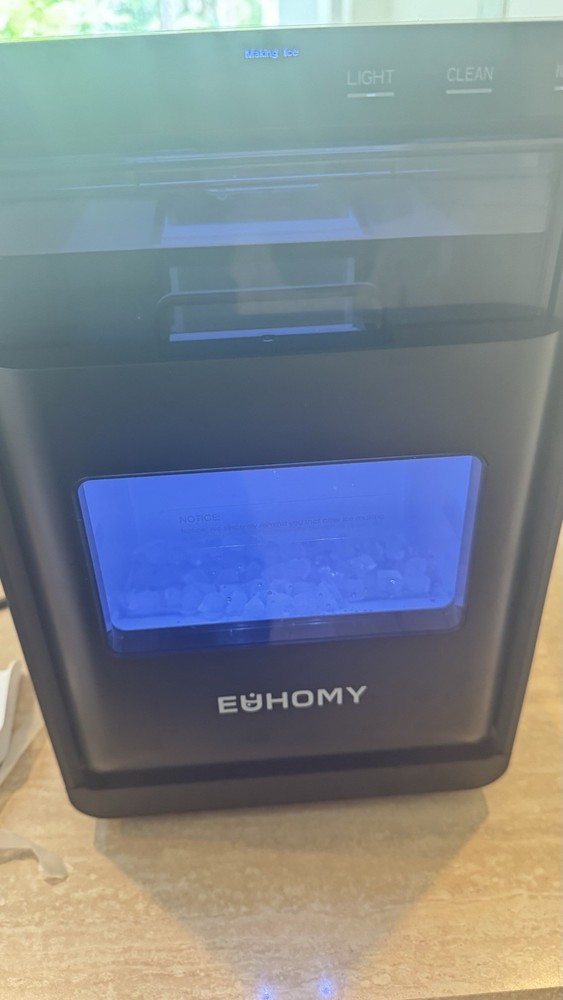 NEW. 🧊 Euhomy Nugget Ice Maker – Open Box, Tested & Working (Black)