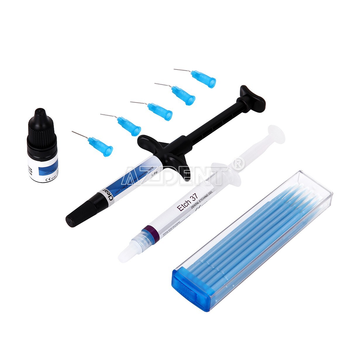 Kit de adhesivo fotosolidificado para ortodoncia dental para Unión de soporte