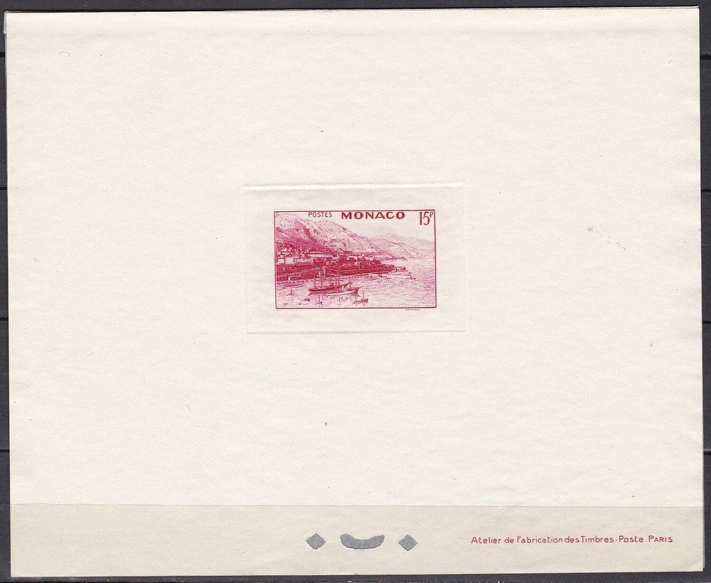 Monaco Sc174B Monte Carlo Harbor, Ship, Deluxe Proof