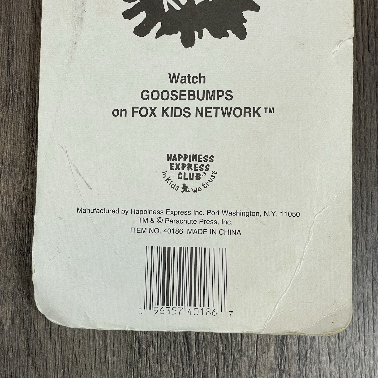Vintage 1996 R.L. Stine Goosebumps Radical Ruler Fox Happiness Express Club NIP