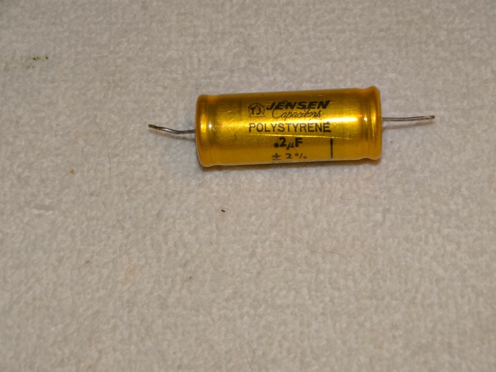 1 x  Jensen Capacitor Pull  .2 uF 100wvdc (4 Available)