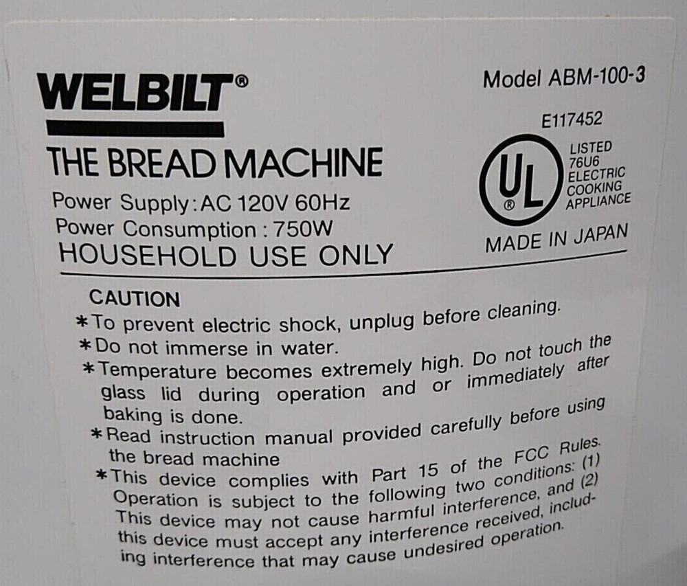 Temperature Sensor Probe for Welbilt Bread Machine Model ABM-100-3