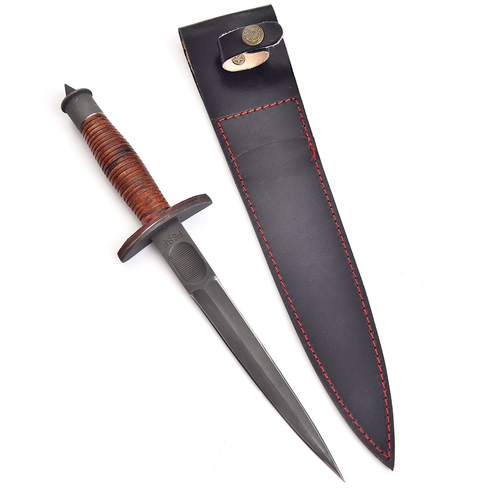 Vintage CASE V-42 Dagger US Special Forces WWII Dagger Knife Double Edge Blade