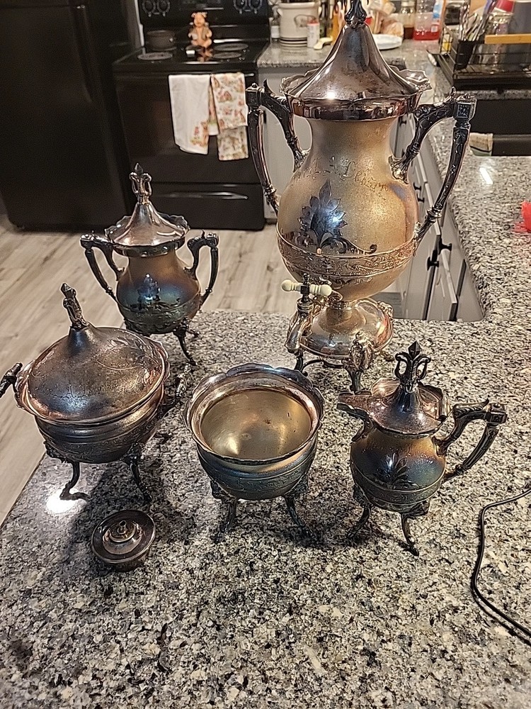 Victorian Silver Plated Coffee Set