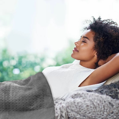 PureRelief XXL Electric Heating Pad by Pure Enrichment - Gray