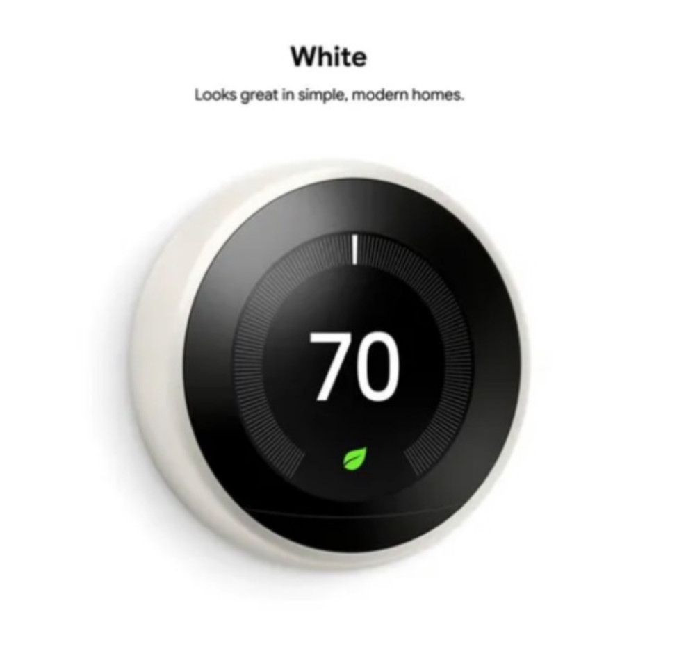 NEW SEALED Google Nest Learning Thermostat (3rd Generation) - WHITE
