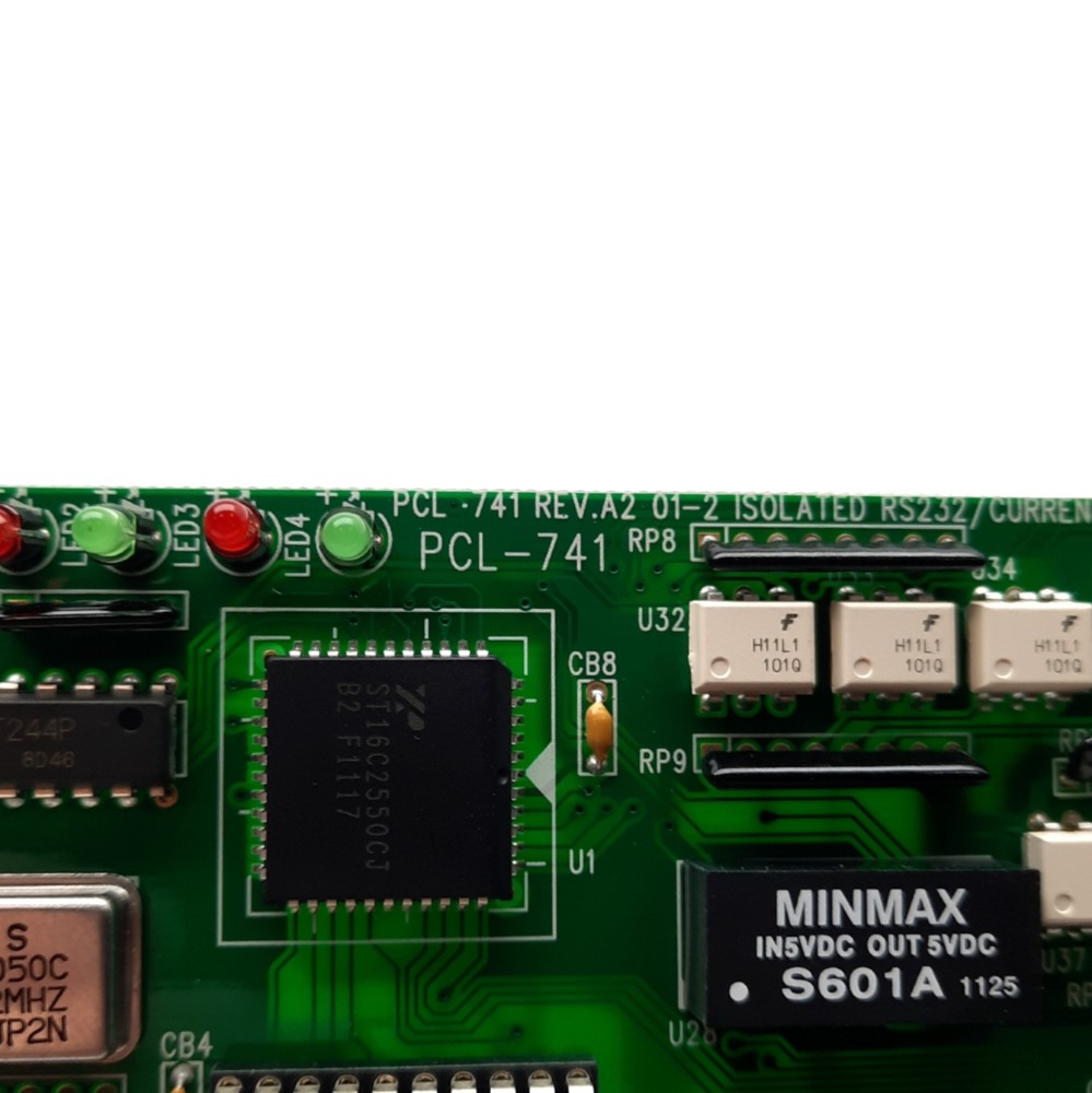 Advantech PCL-741 Isolated Serial Communication Card ISA 2x RS-232/Current-loop