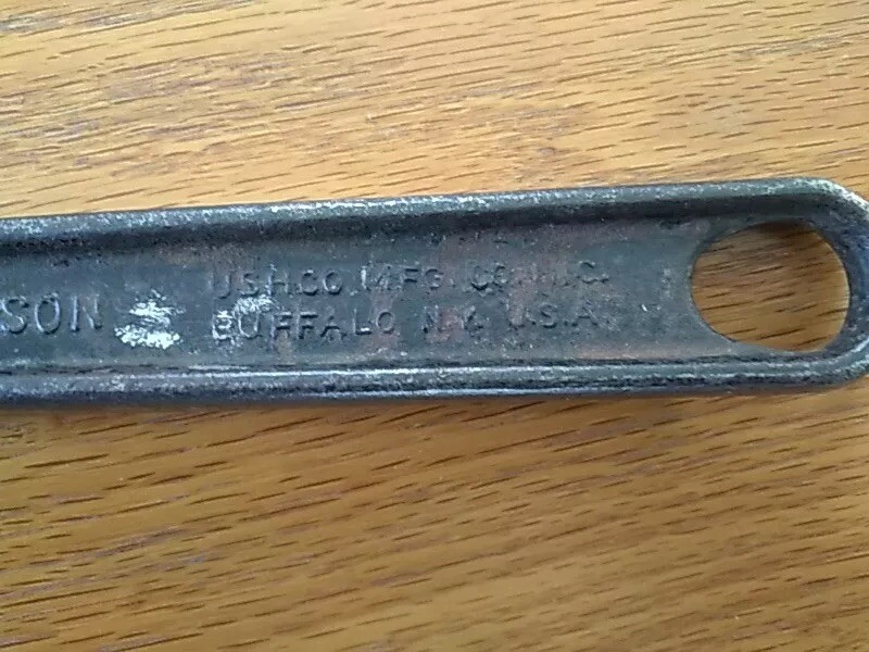 Vintage 14" Lawson Offset Pipe Wrench