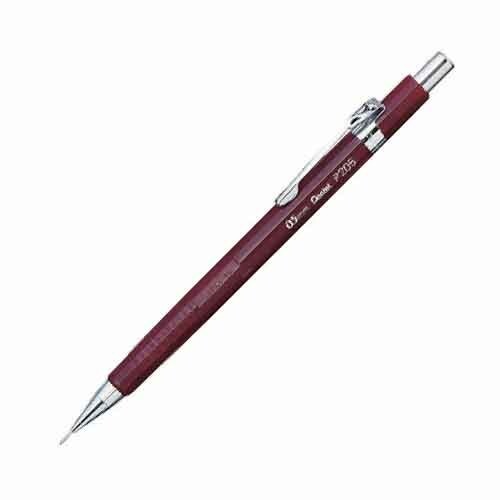Pentel Sharp Drafting Mechanical Pencil 0.5mm Hi Polymer Lead (HB) Red Barrel