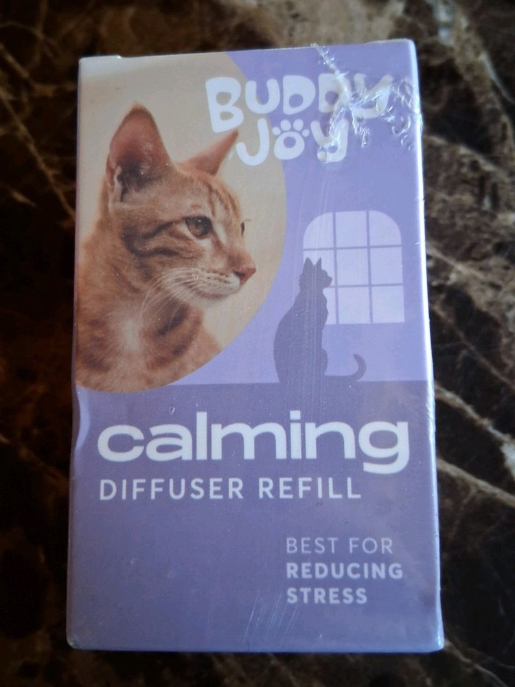 Buddy Joy Calming Diffuser Refill For Reducing Stress In Cats Made W Pheromones