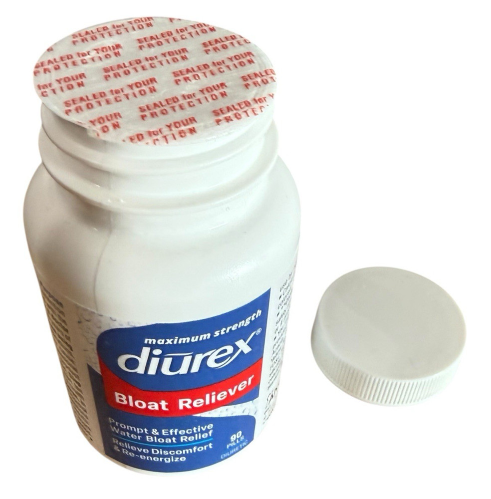 Maximum Strength DIUREX Bloat Reliever - 90 Pills - Ex: 7/27