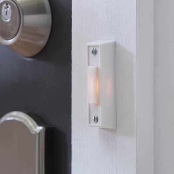 Defiant Wired Contractor Doorbell Kit with 2 Wired Push Buttons, White