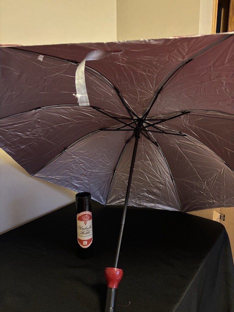 Umbrella In a Wine Bottle