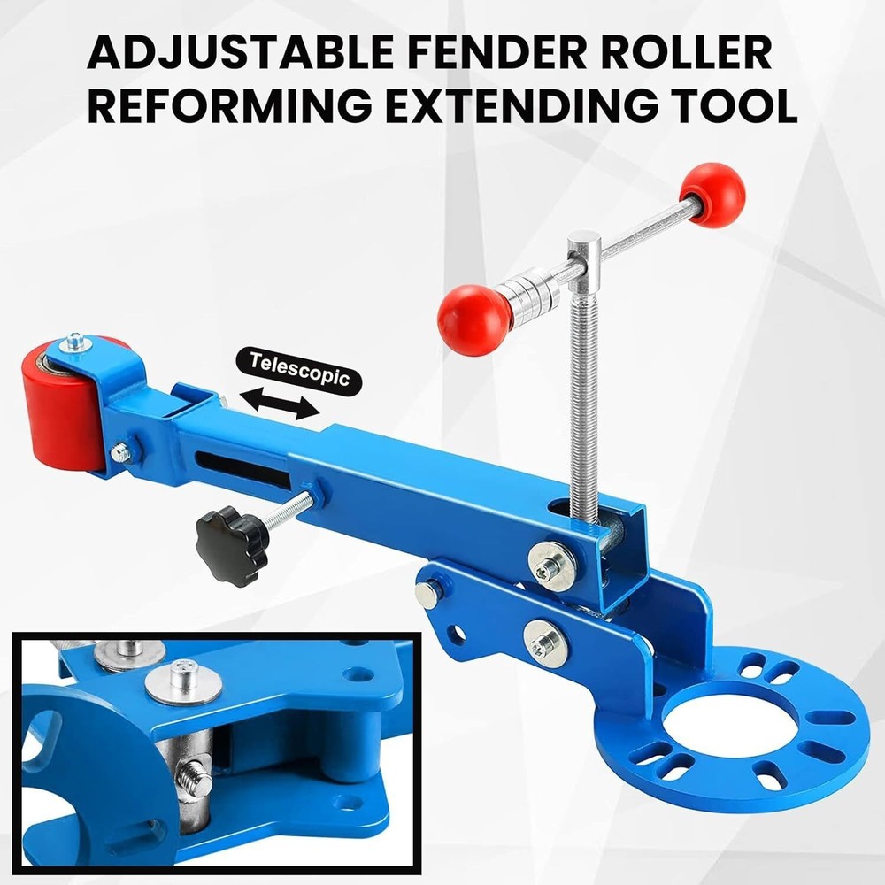 Fender Roller Tool Lip Rolling Reforming Extending for Automobile Maintenance