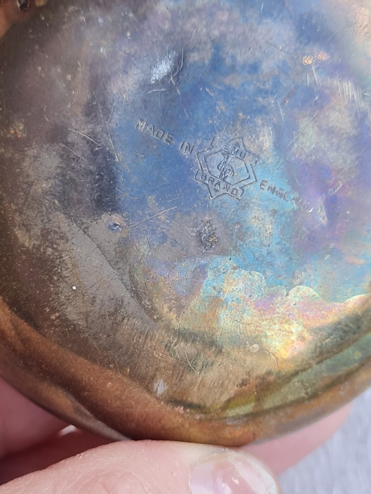 Antique Brass Miners/Snuff Tin (4)
