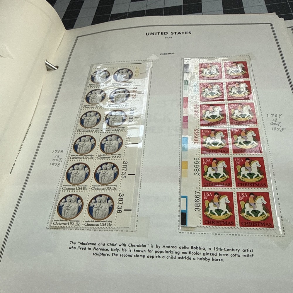 Harris Liberty US Plate Block Album