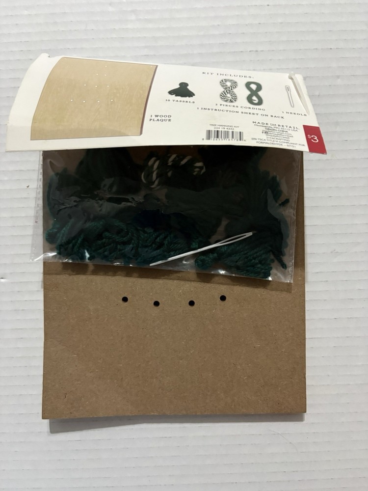 Target Christmas Tree Wall Hanging Craft Kit