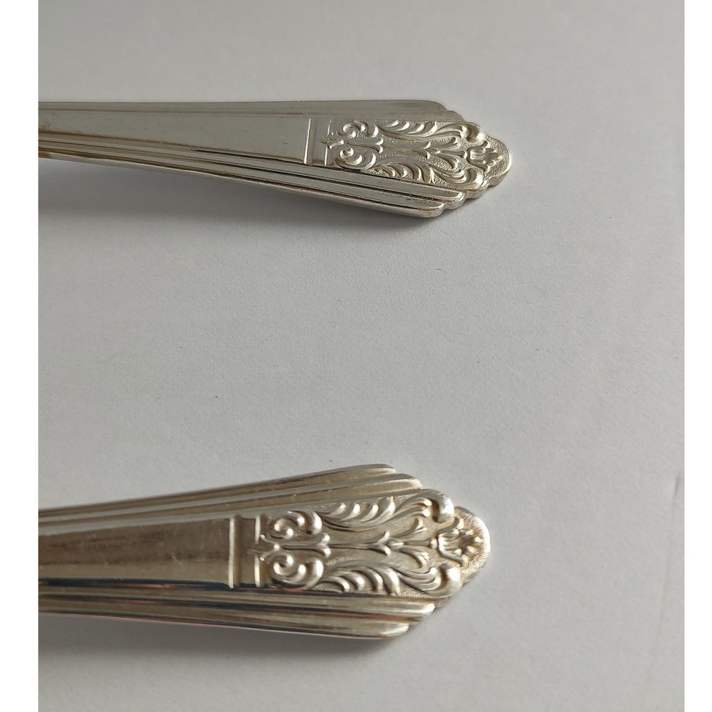 Royal Saxony Silverplate Serving Fork & Cake/Pie Server Set