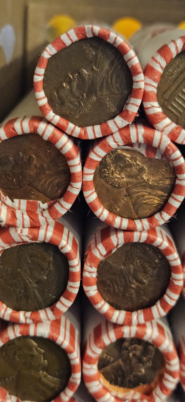 1 Roll of Lincoln Cents All Mixed Pennies 50-Cent Coin Rolls Various Dates