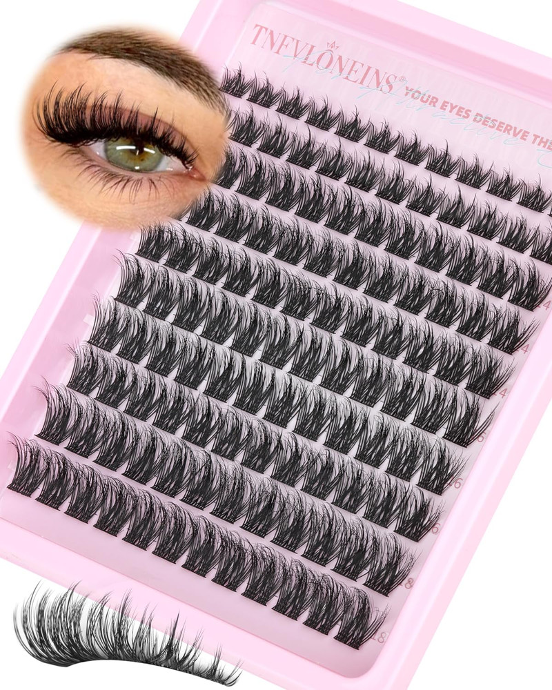 Natural Lash Clusters Wispy Clusters Eyelash Extensions Fluffy Eyelash Clusters