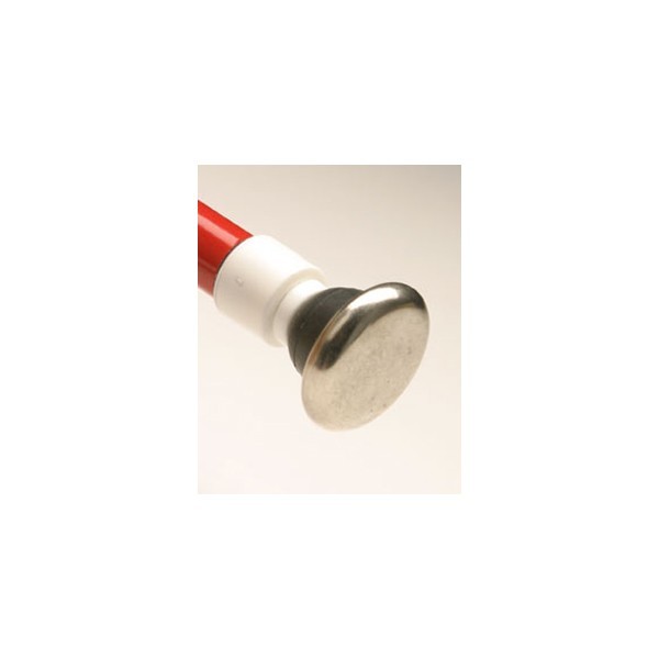 Blind Cane Tips - Ambutech Mobility Metal Glide Hook Style Tip, Low Vision