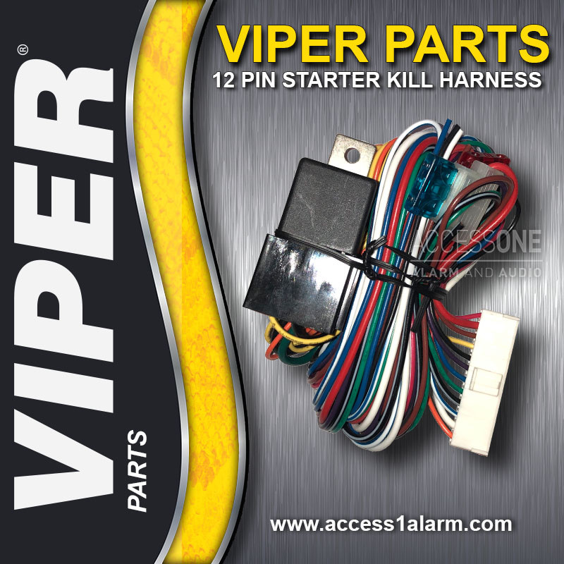 Viper 1002 3102V Replacement 12 Pin Primary Harness H1 With Starter Kill