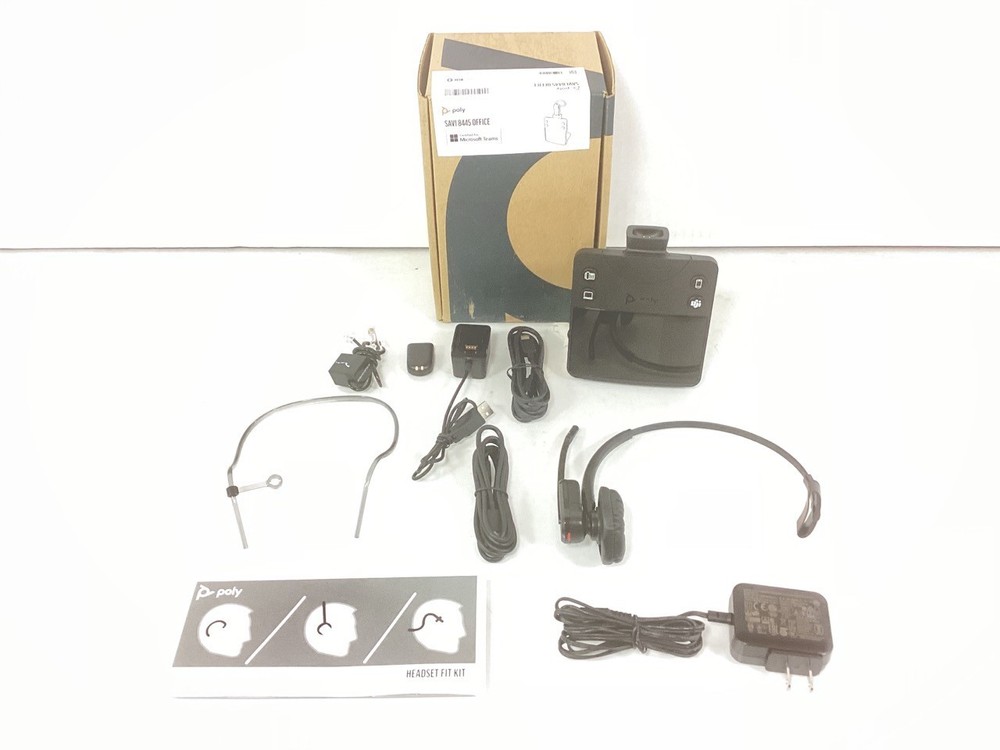 Poly Savi 8445 Office Wireless DECT Headset - 2-221108-201