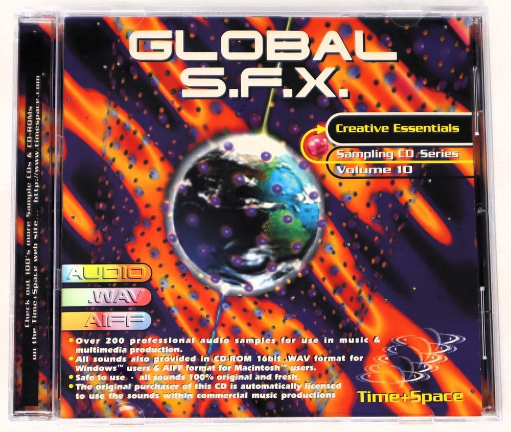 Zero-G Creative Essentials 10 Global SFX Sample/Sound Library/Sampling CD