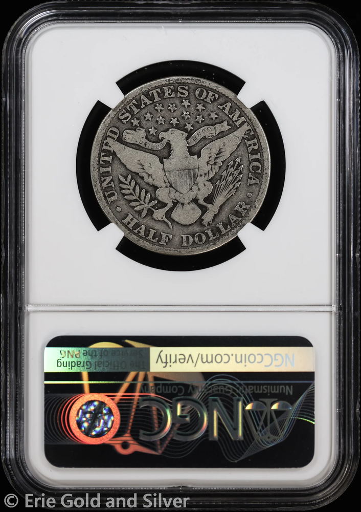 1909 50C Barber Half Dollar NGC G 6