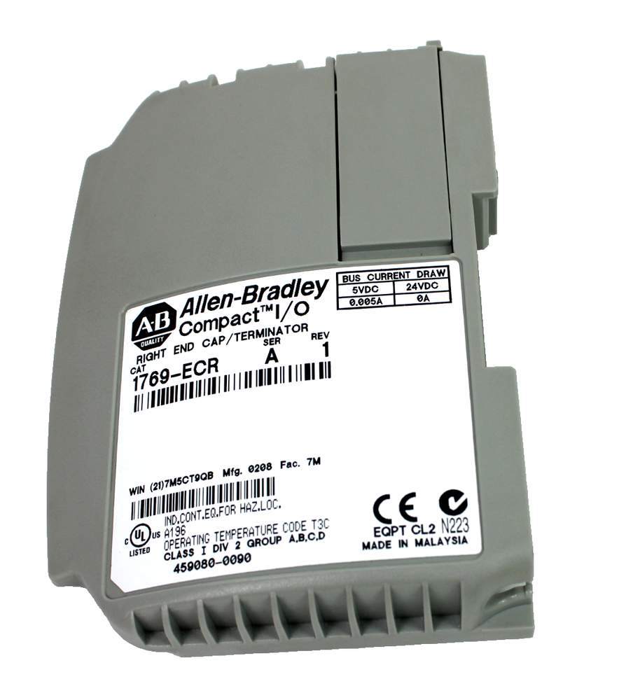 Allen Bradley 1769-ECR Right End Cap, Ser. A