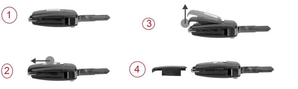 K44 Security Camera 1280x960p Car Key Optics with Night Vision Function