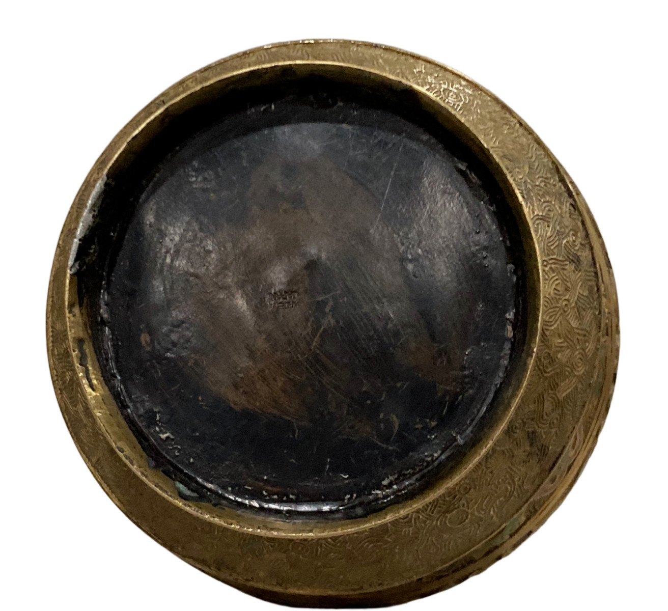 Antique Vintage Rare Shape Lrg Japanese Champleve Cloisonne Enamel Handled Vase