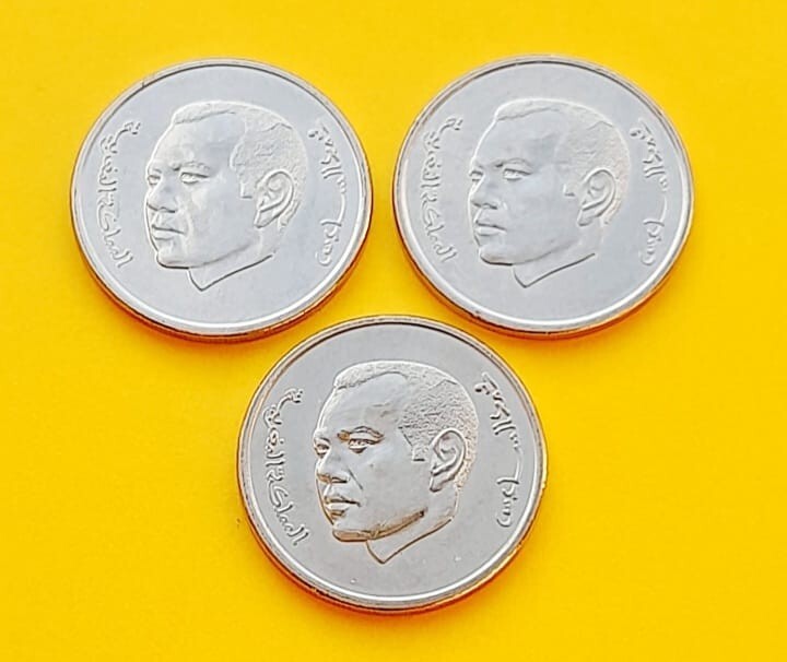 Morocco 1 Dirham Lot x3 pcs. 2023 UNC