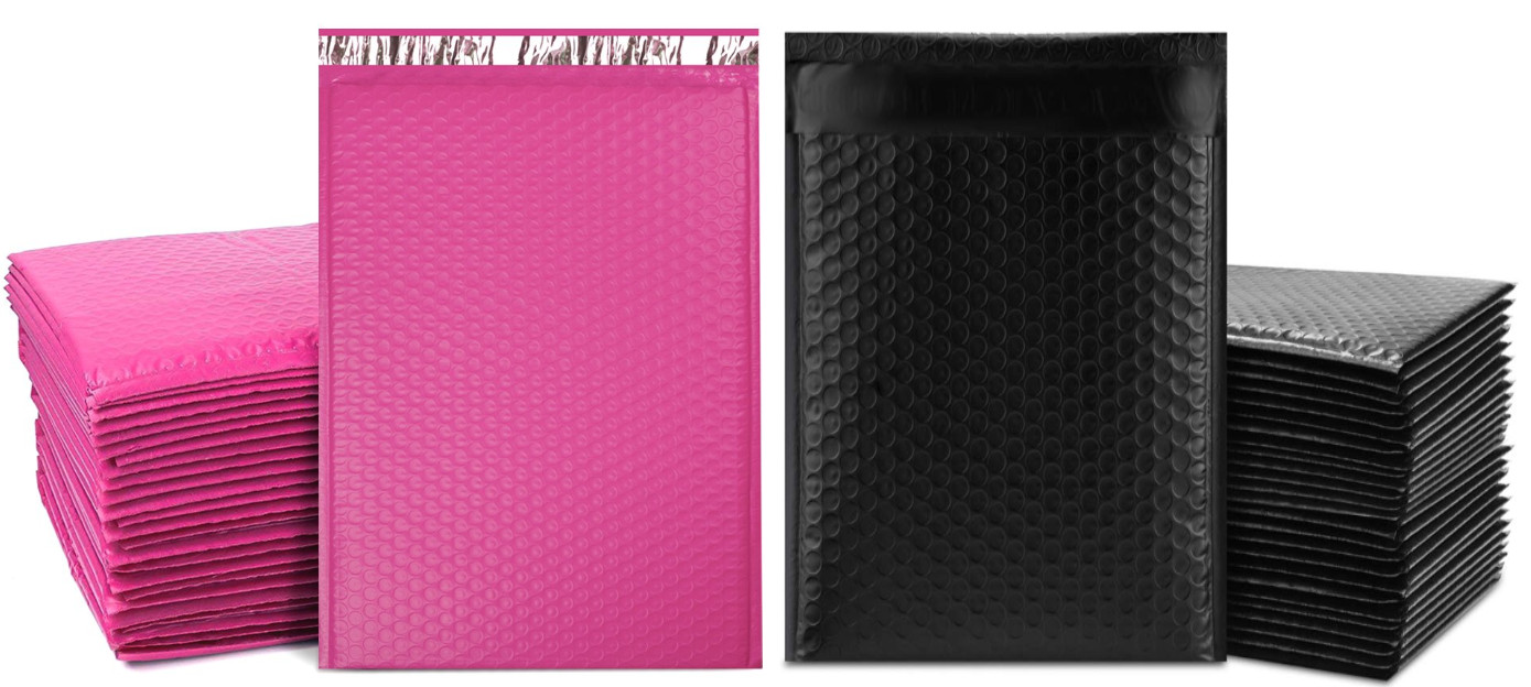 Pick! 10-2000 Poly Bubble Envelopes 6x10" #0 Colored Hardshell Mailers