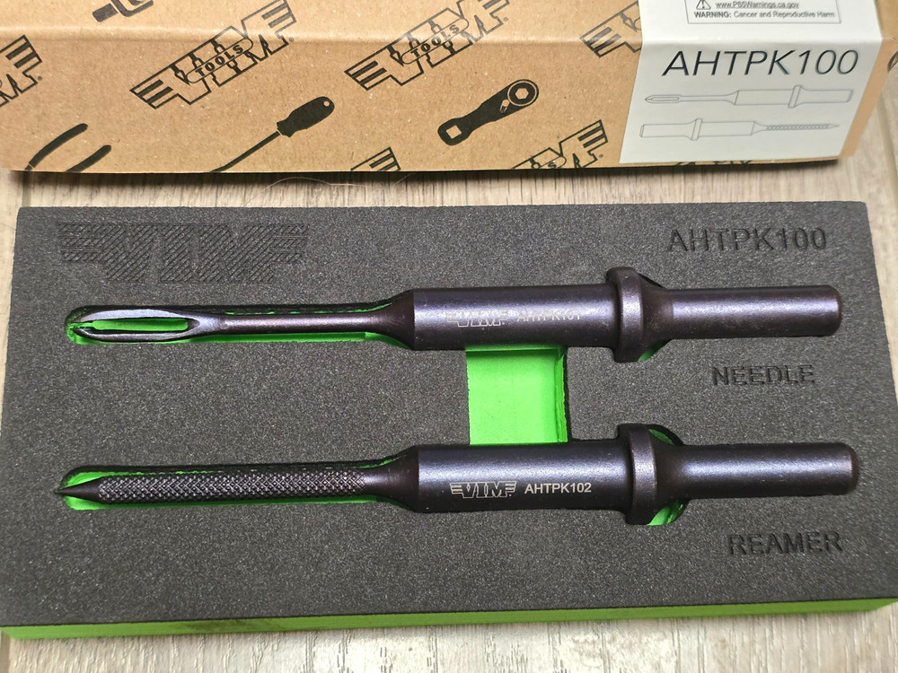 Vim Tools .401 Air Hammer Tire Plug & Reamer Bit Set #AHTPK100