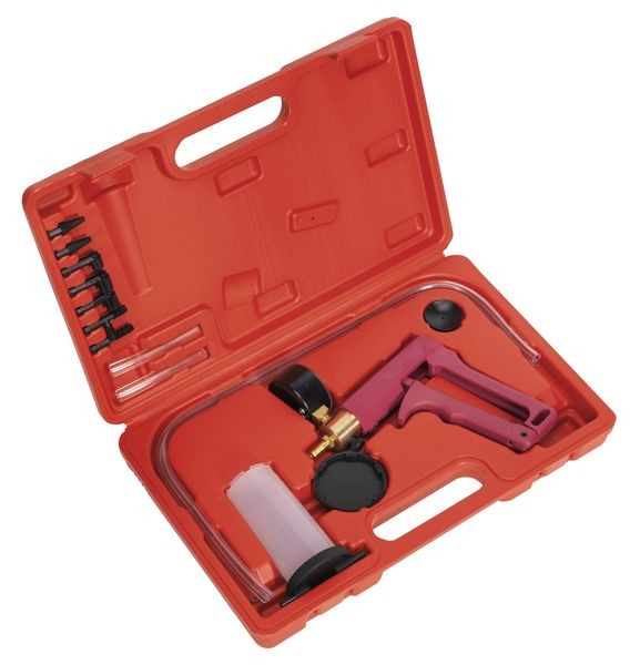 Vacuum tester in a carrying case