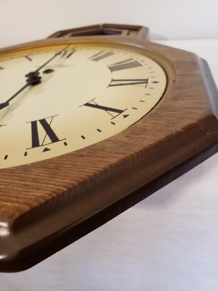 Seth Thomas Golden Rule Pendulum Wall Clock E477-005 Untested