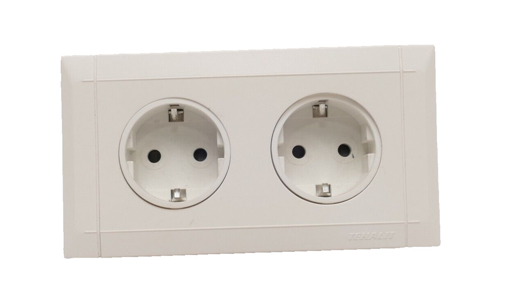 Hager/Tehalit sewer socket 2-compartment with frame | G4000