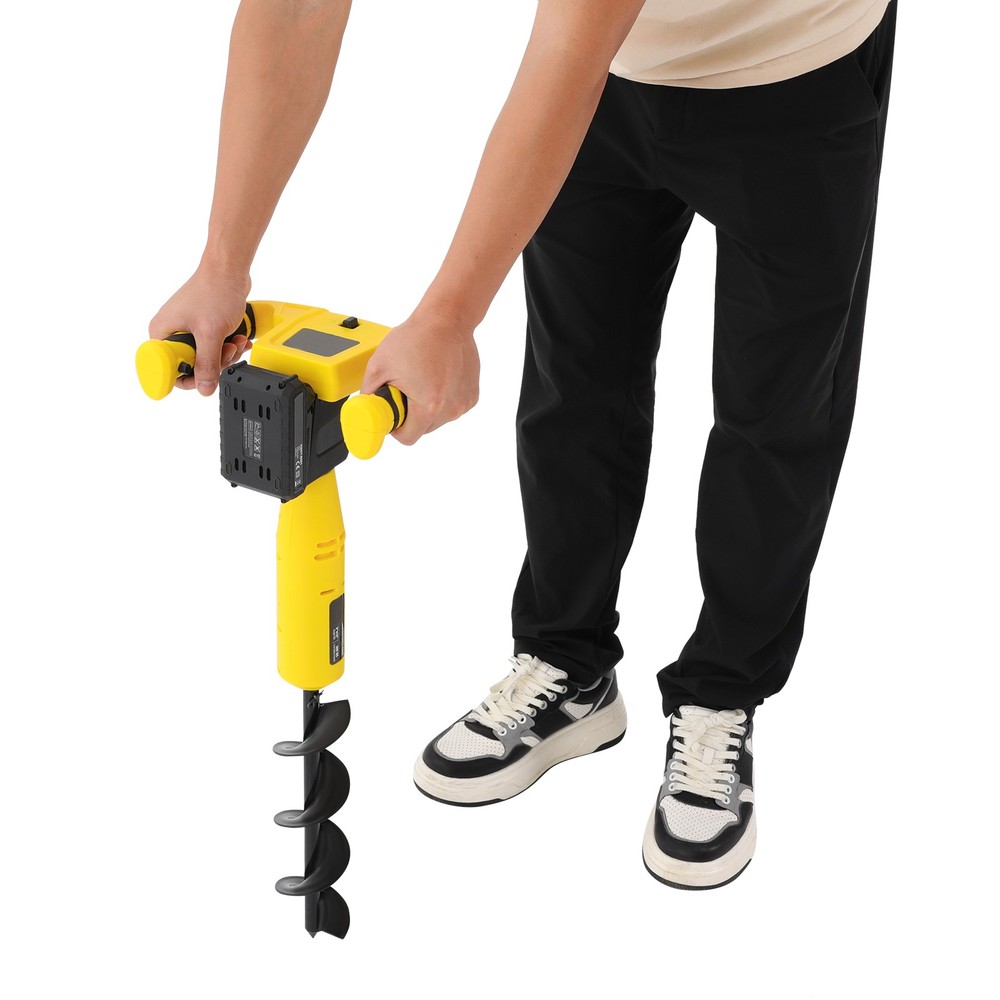 Post Hole Digger GUT141 Electric Hole Digging Machine Cordless Post-Hole Digger
