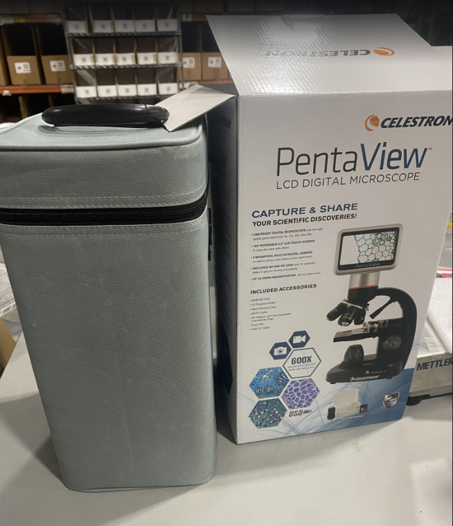Celestron PentaView LCD Digital Microscope, As Pictured Excellent
