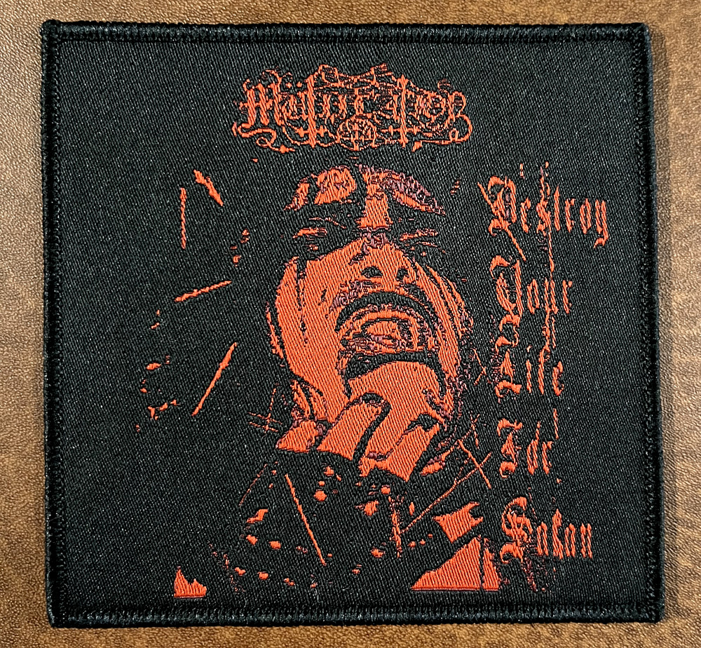 MUTIILATION, SEW ON WOVEN PATCH
