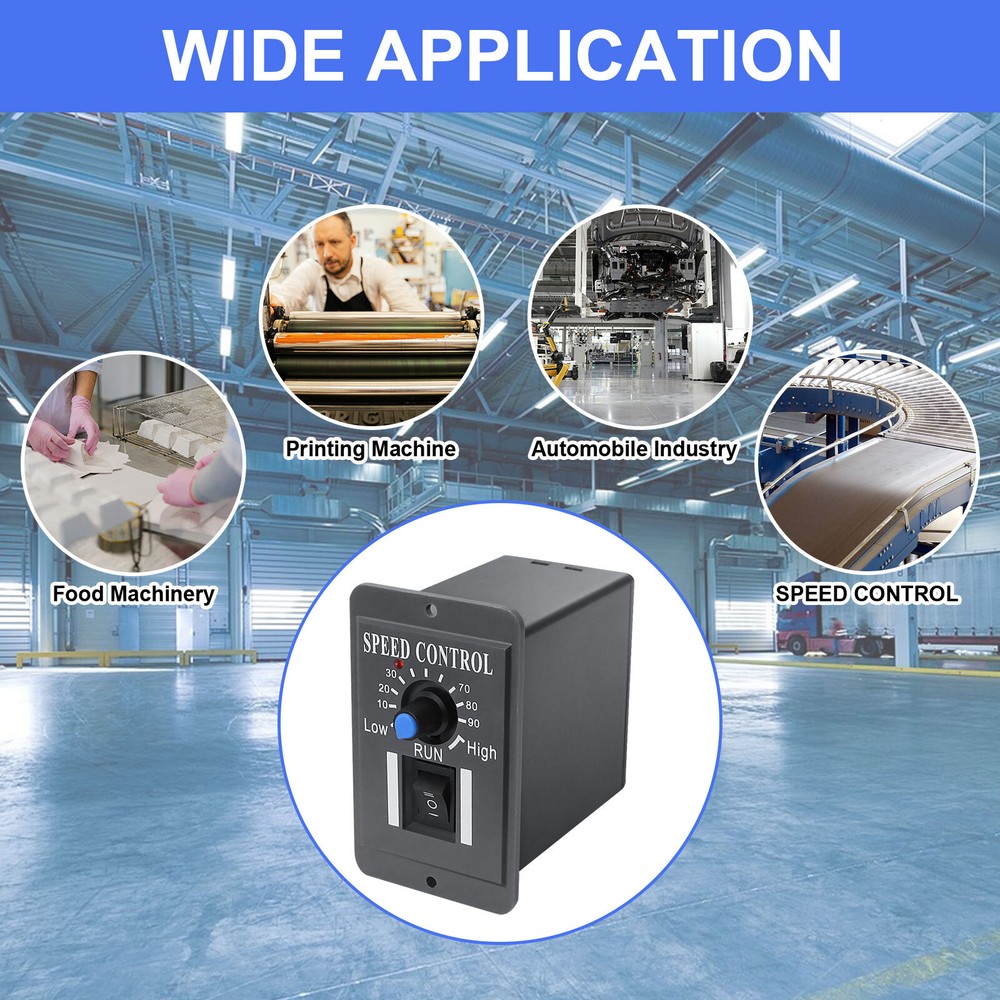 Easy Operations with Reversible Switch DC Motor Speed Controller 6A PWM 10-60V