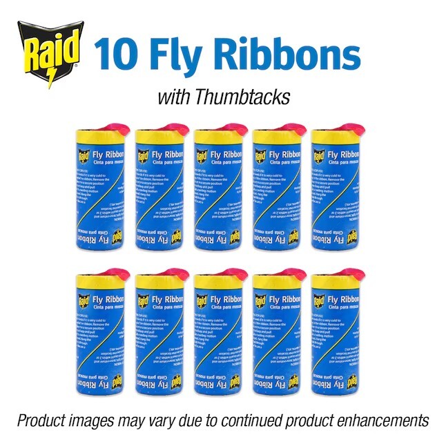 Raid Fly Ribbon Trap, 10 pack