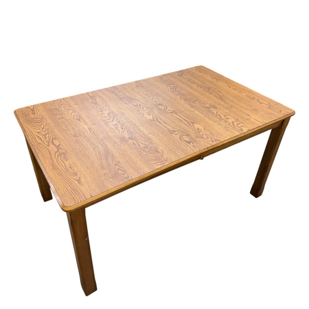 Wood Dining Table Set 4 Chairs Ladder Back