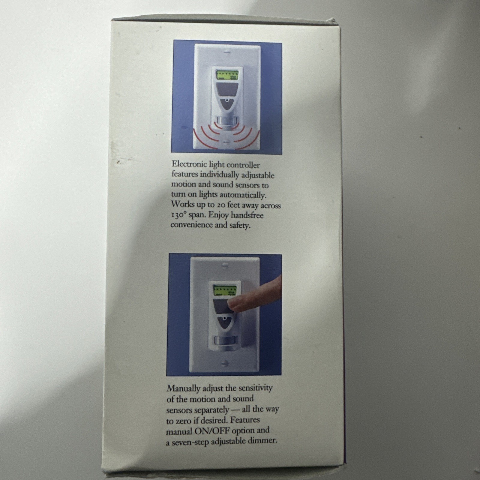 Sharper Image Automatic Light Controller with Motion With Sound Activation