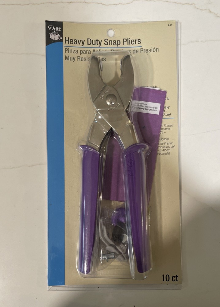Dritz Heavy Duty Snap Pliers - NIB