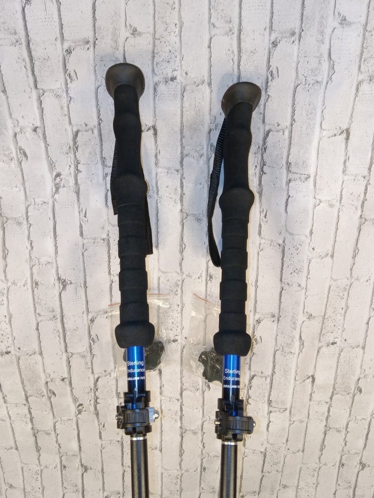 Sterling Endurance Duralumin 7075 Adjustable Collapsible Trekking Sticks W/Case