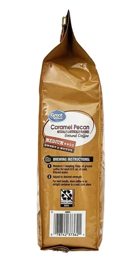 Great Value Caramel Pecan Ground Coffee, 12 oz