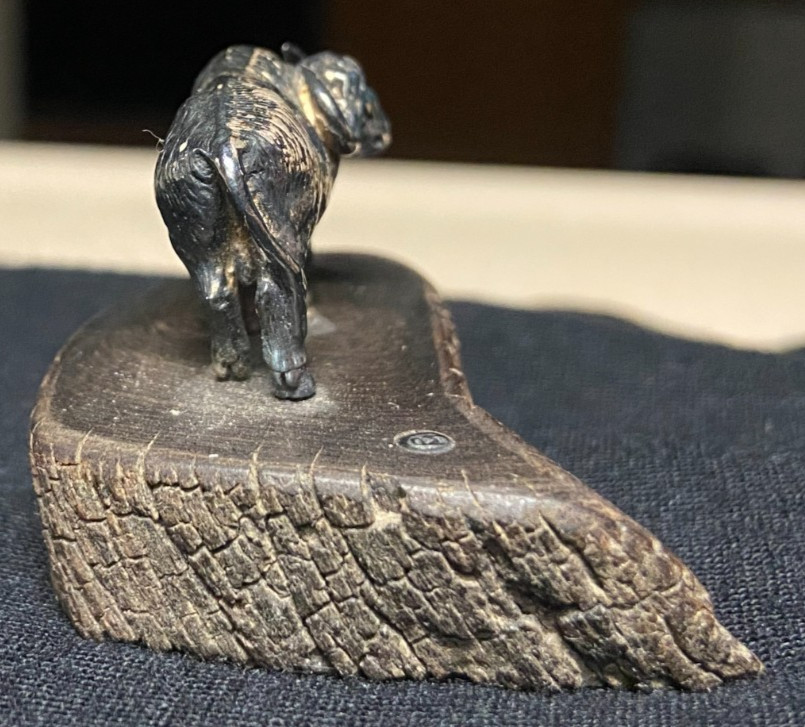 Patrick Mavros Silver Buffalo Miniature Figure