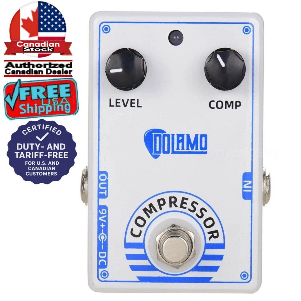 Dolamo Chubby D-1 Comp Pedal Compressor Electric Guitar Effect Pedal